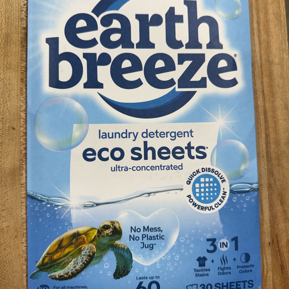 Earth Breeze Eco Sheets Laundry Detergent - Fresh Scent
